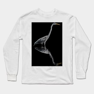 Egret reflection Long Sleeve T-Shirt